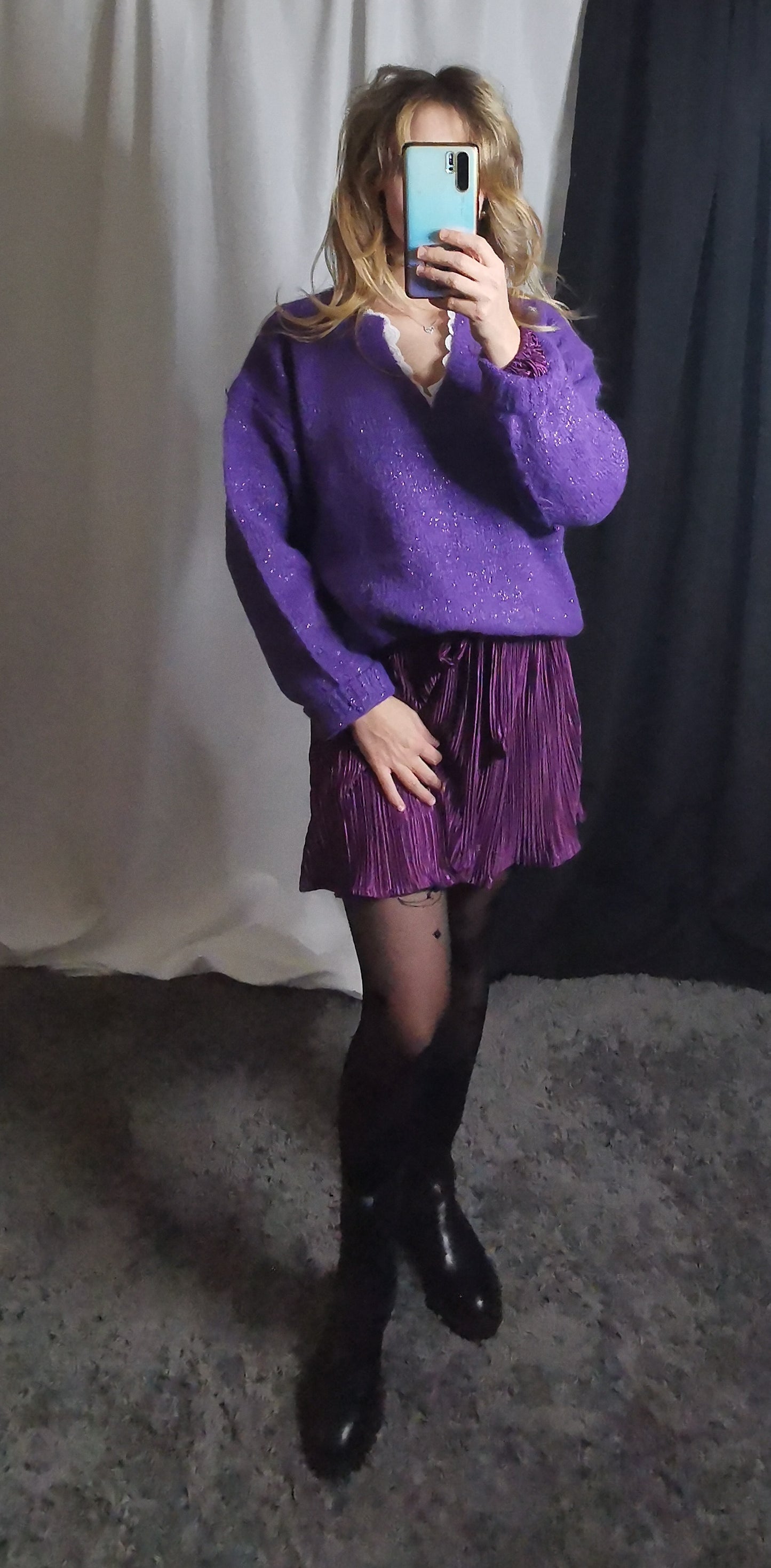 Purple Sweater