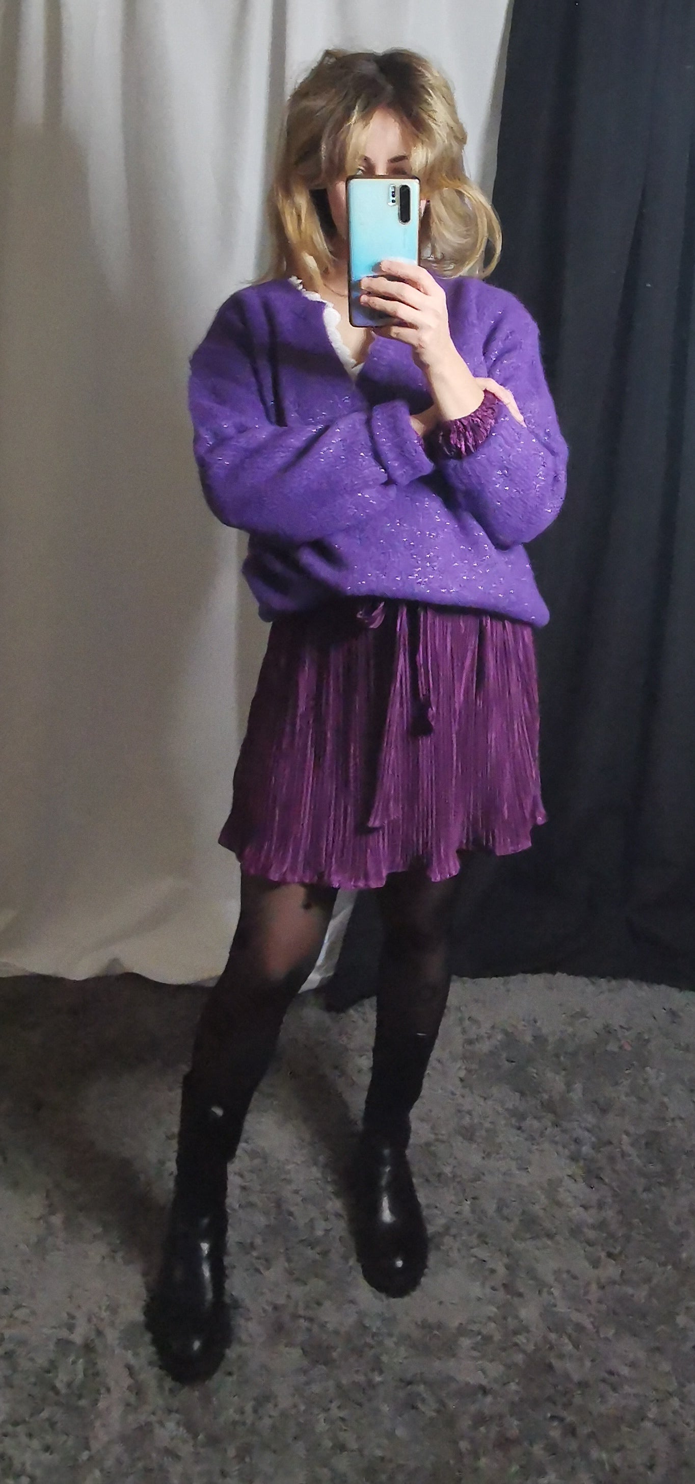 Purple Sweater