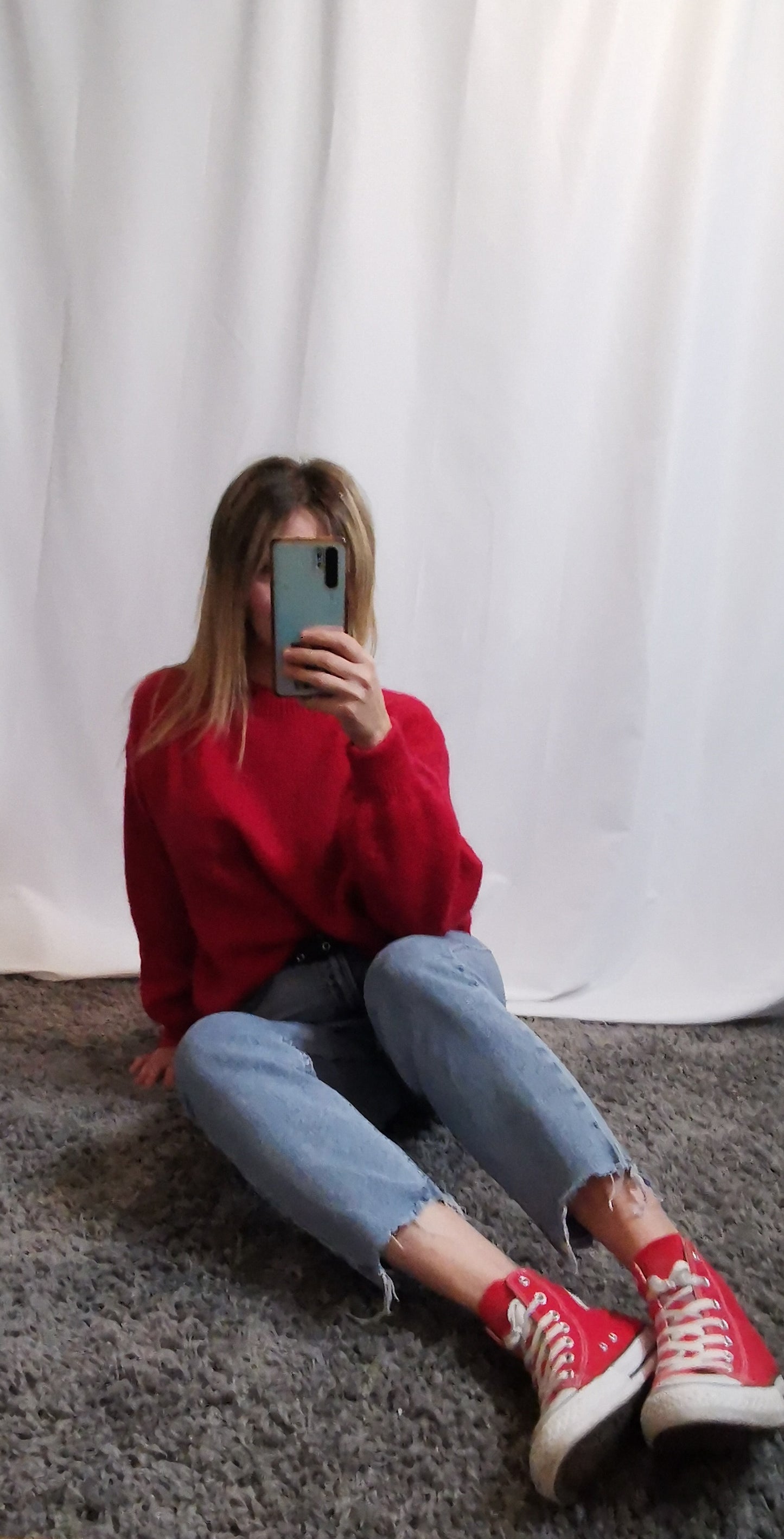 Raspberry Sweater