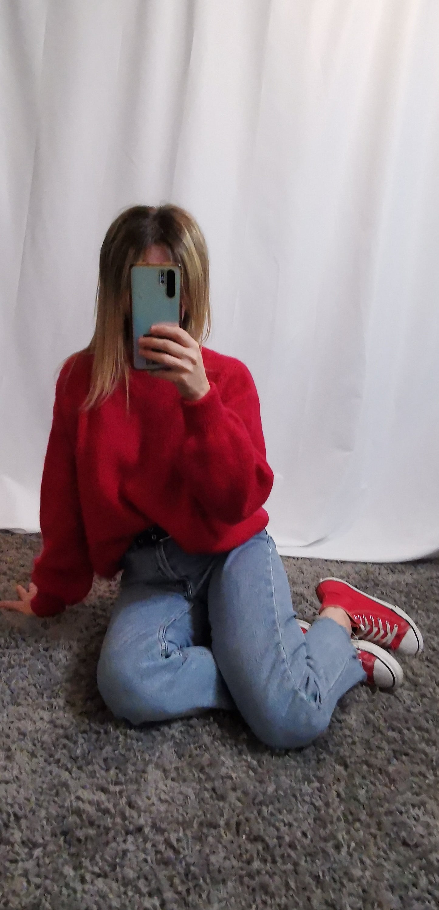 Raspberry Sweater