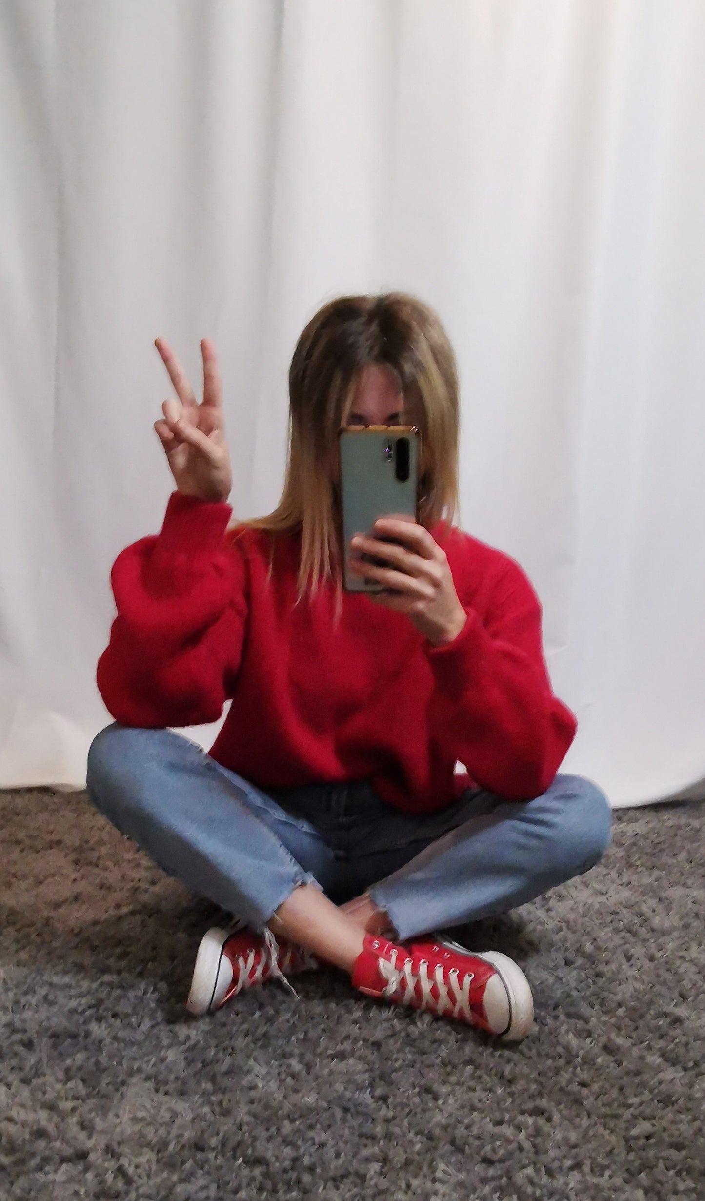 Raspberry Sweater